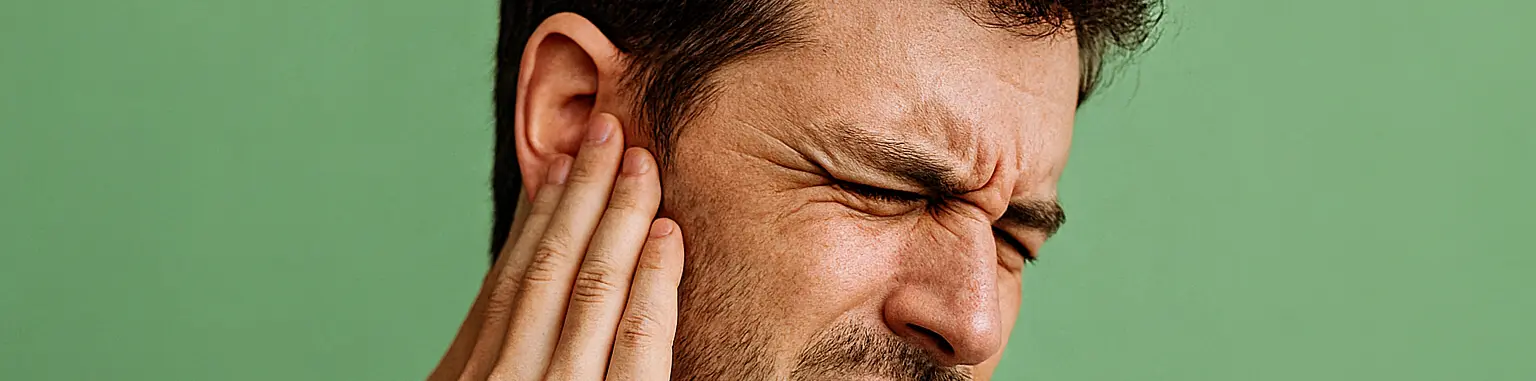 Man with tinnitus